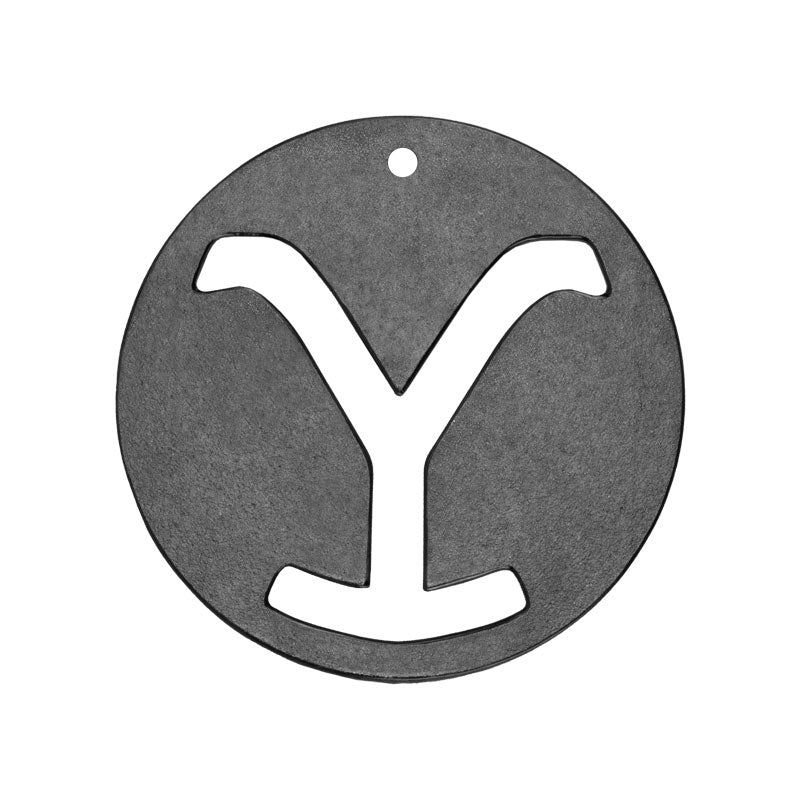 Yellowstone? 8 Inch Seasoned Cast Iron Power Y Trivet - Image 2