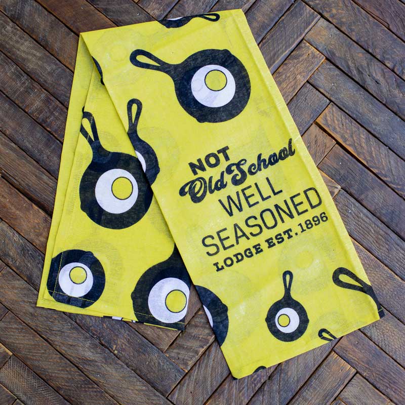 Not Old School Well Seasoned Lodge Dish Towel - Image 2