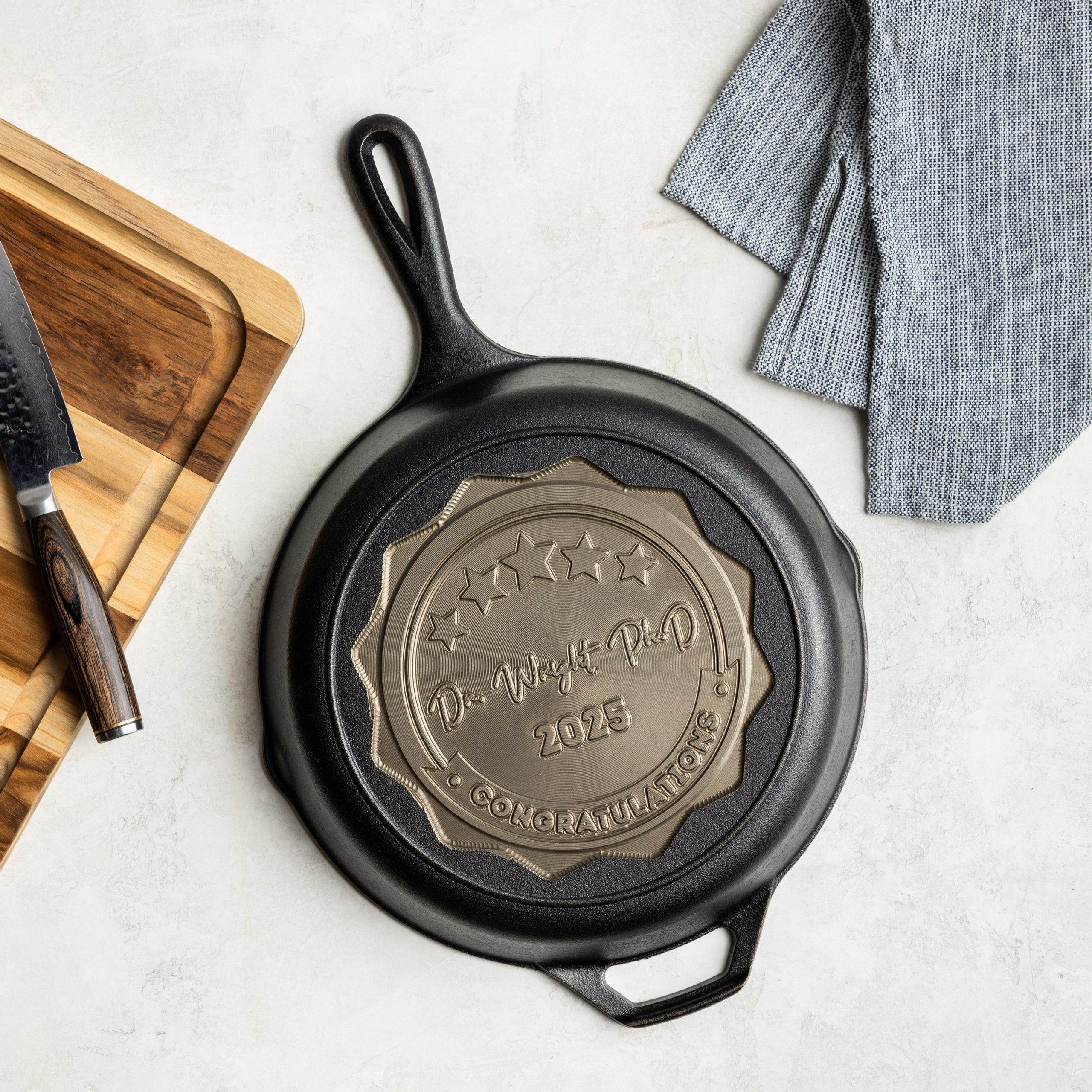 Custom Engraved Award Skillet - Image 7
