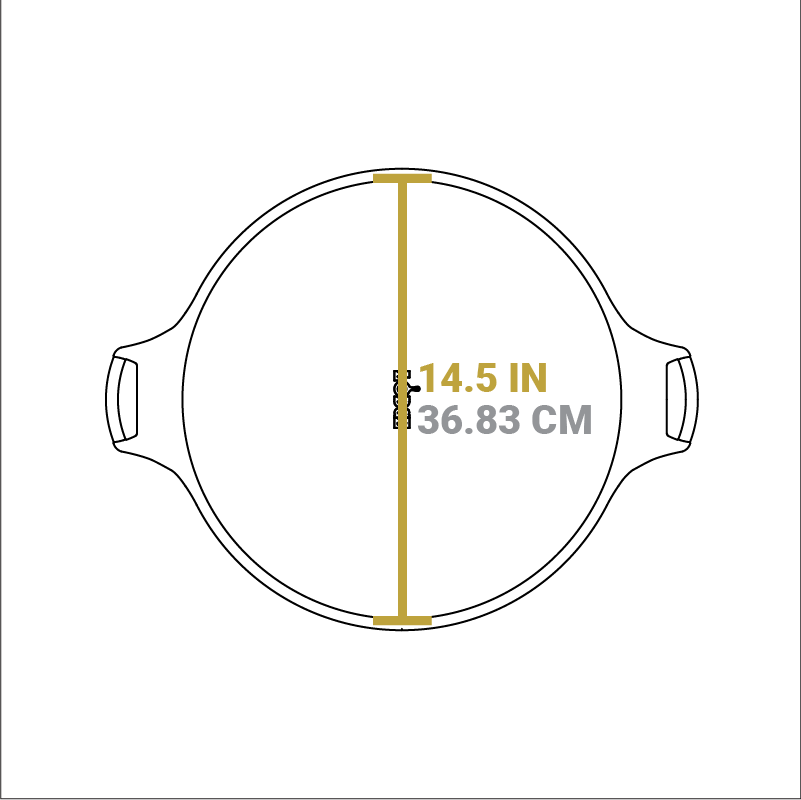 15 Inch Seasoned Cast Iron Pizza Pan - Image 7