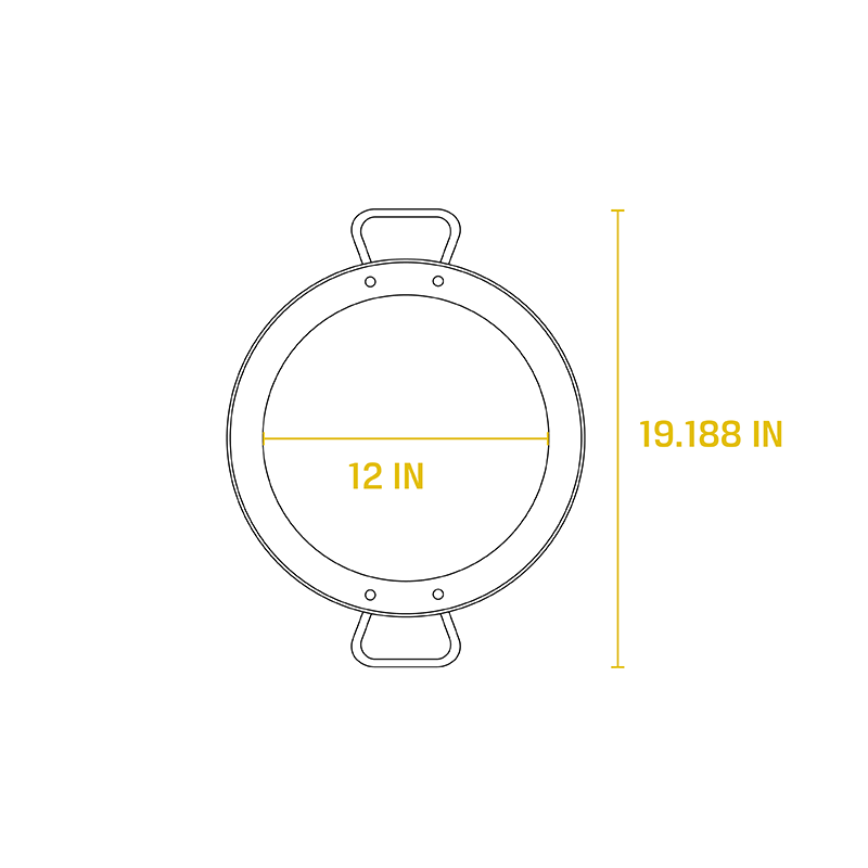 Carbon Steel Dual Handle Pan - Image 18