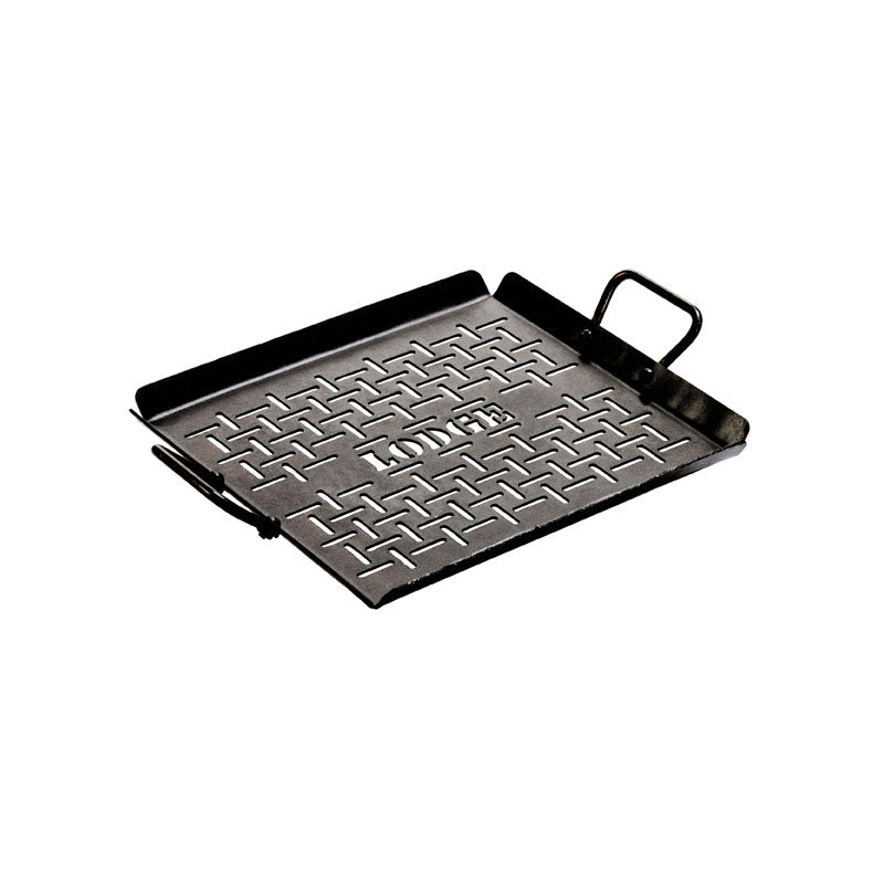 13 x 12 Inch Seasoned Carbon Steel Grilling Basket - Image 7