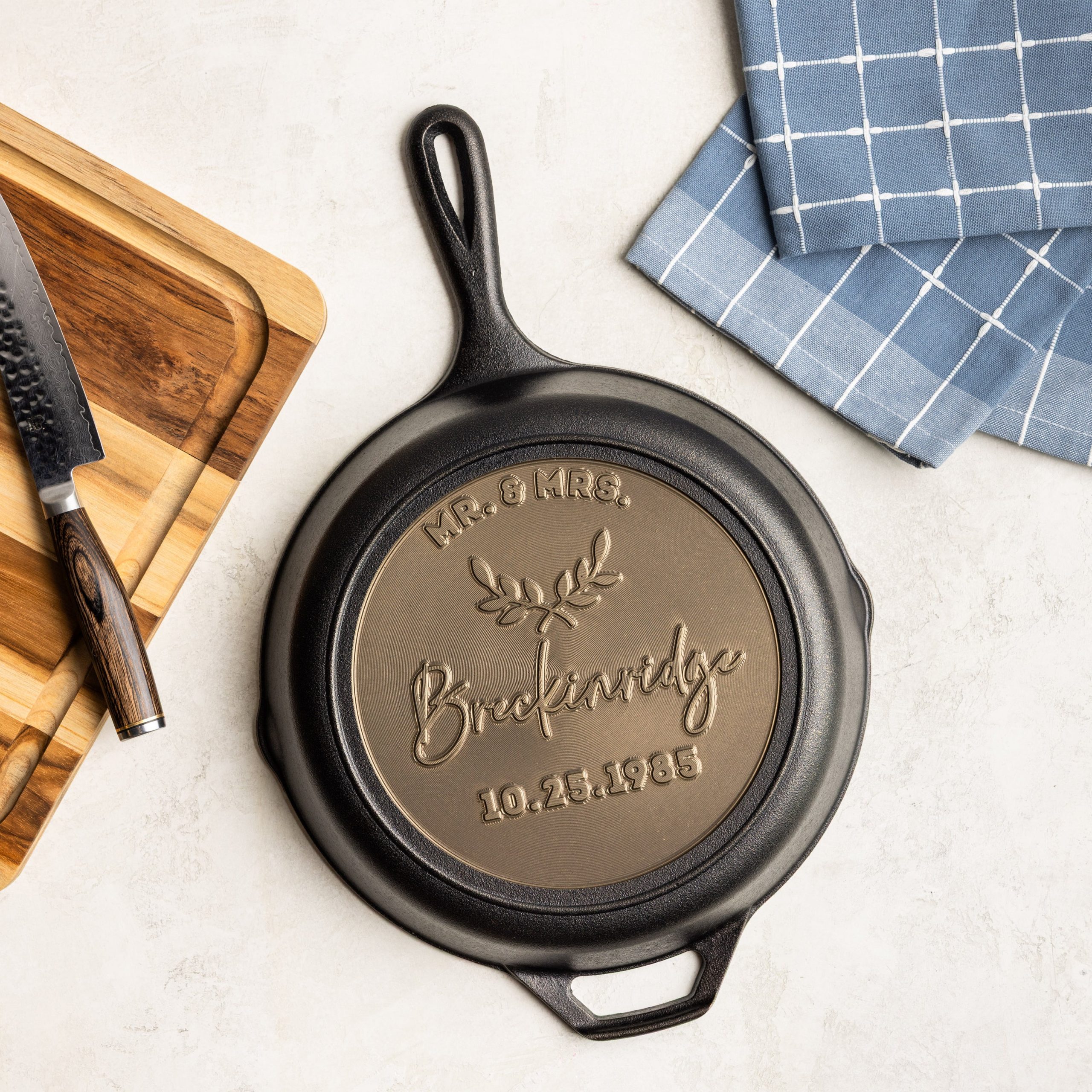 Custom Engraved Milestone Skillet - Image 4