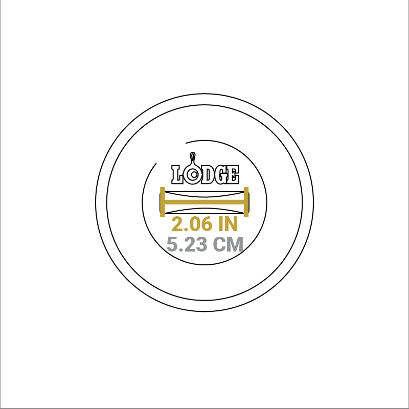 Heat-Treated 5 Inch Cast Iron Lid - Image 4