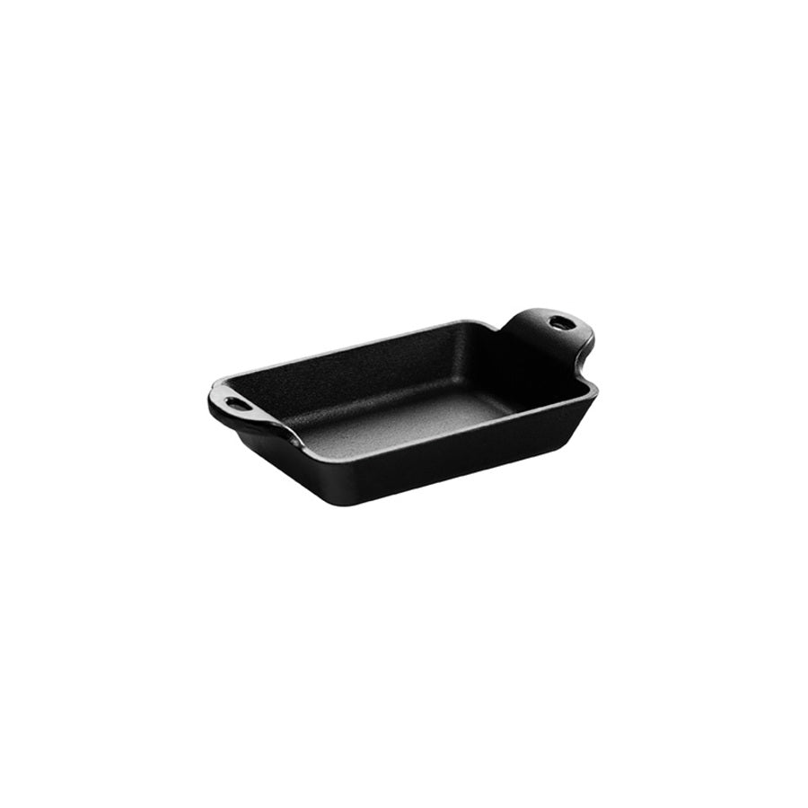 Heat-Treated 10 Ounce Rectangular Cast Iron Mini Server - Image 6