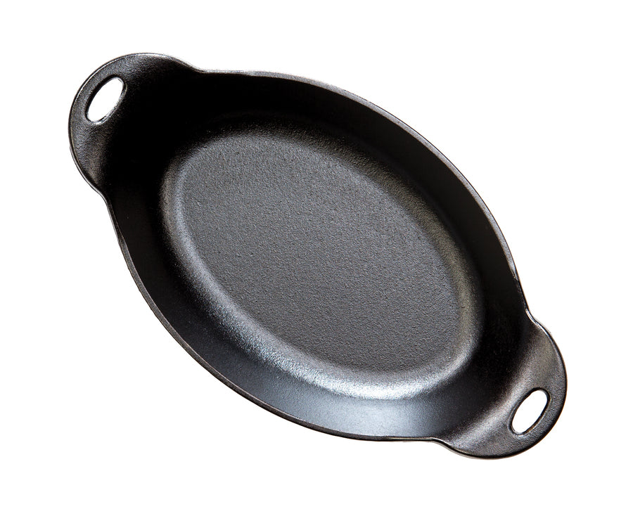 Heat-Treated 16 Ounce Cast Iron Oval Server - Image 2