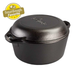 5 Quart Cast Iron Double Dutch Oven
