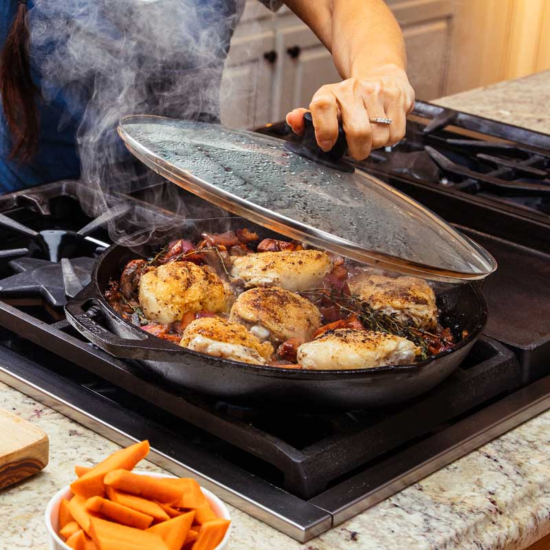 Chef Collection 12 Inch Cast Iron Everyday Pan? - Image 3