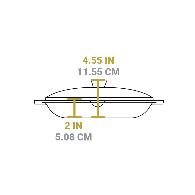 Chef Collection 12 Inch Cast Iron Everyday Pan? - Image 5