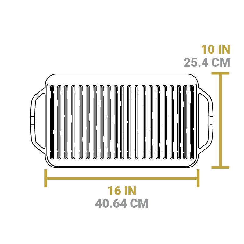 Chef Collection Reversible Grill/Griddle - Image 8