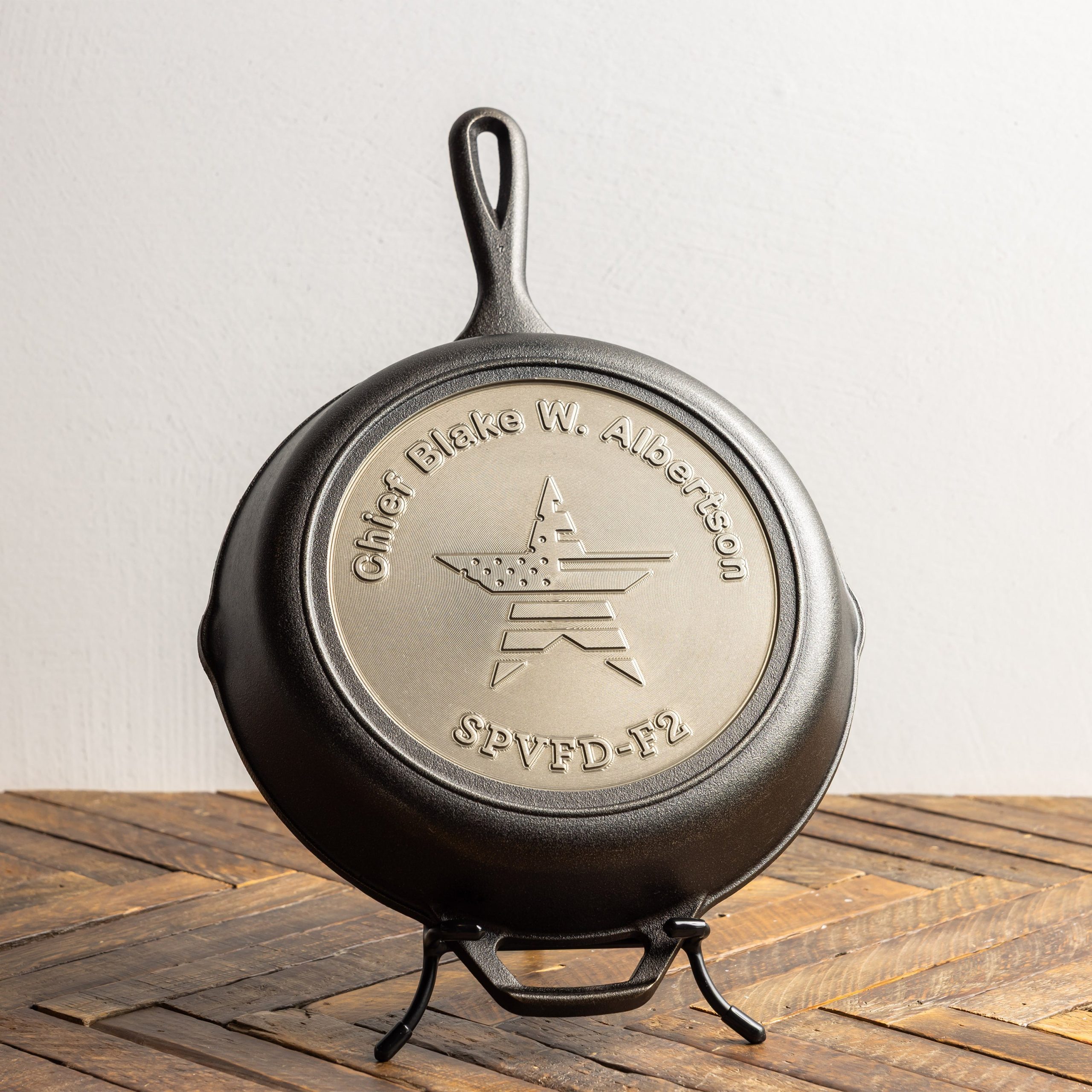 Custom Engraved Honor Skillet - Image 3