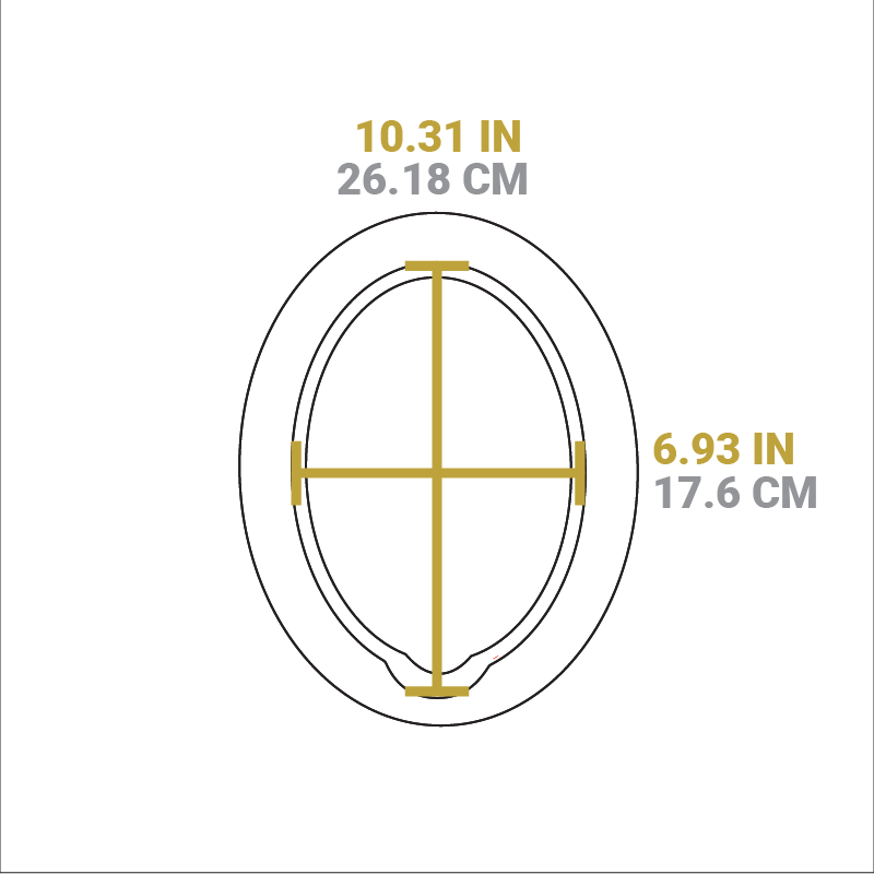 Oval Wood Underliner - Image 8